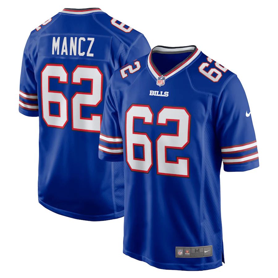 Men Buffalo Bills 62 Greg Mancz Nike Royal Game NFL Jersey